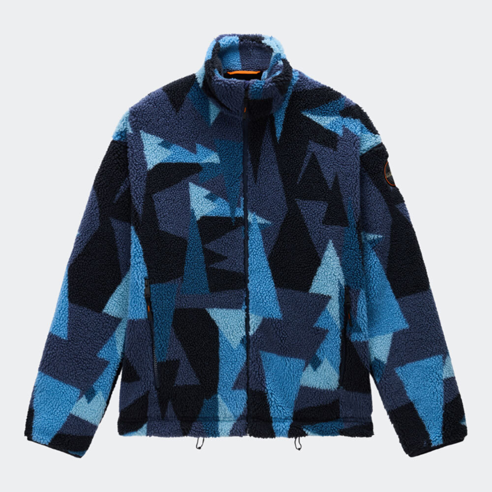 Men's Blue T-FLEECE FZ Jacket Napapijri NP0A8AO4-FXJ1