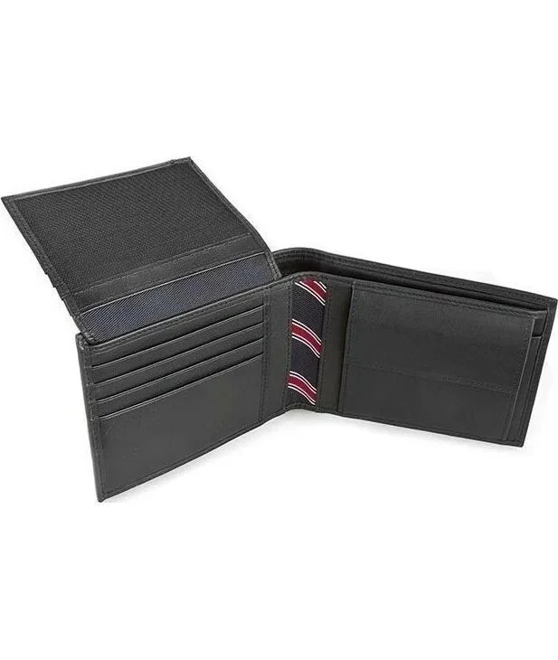Ανδρικό Δερμάτινο Eton Πορτοφόλι Μαύρο Tommy Hilfiger AM0AM00652-002