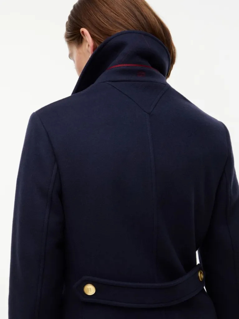 Γυναικείο Παλτό Navy Μπλε Tommy Hilfiger WW0WW51554-C1G