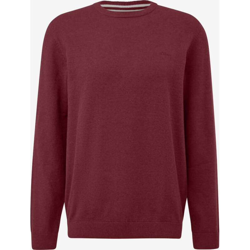 Men's Burgundy Knitted Sweater S.Oliver 2143173-39W0