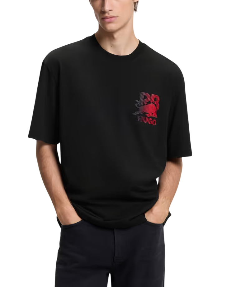 Ανδρικό Donaso T-shirt Μαύρο HUGO 50570832-001