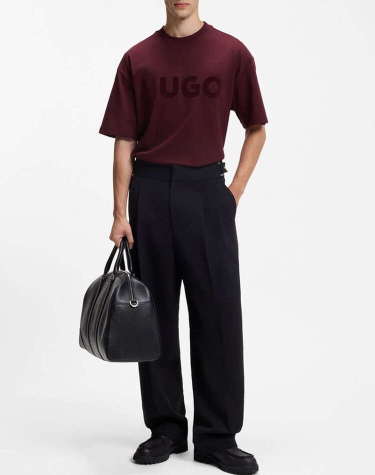 Ανδρικό Dinkee T-Shirt Μπορντό HUGO 50525765-654