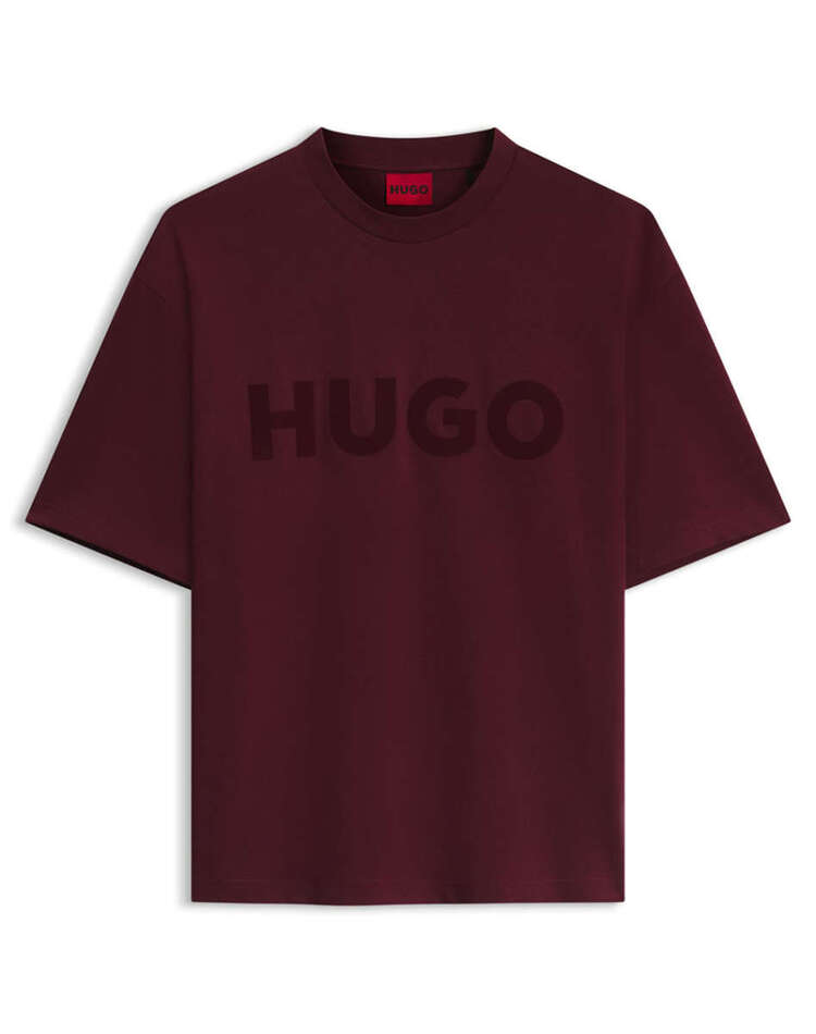 Ανδρικό Dinkee T-Shirt Μπορντό HUGO 50525765-654
