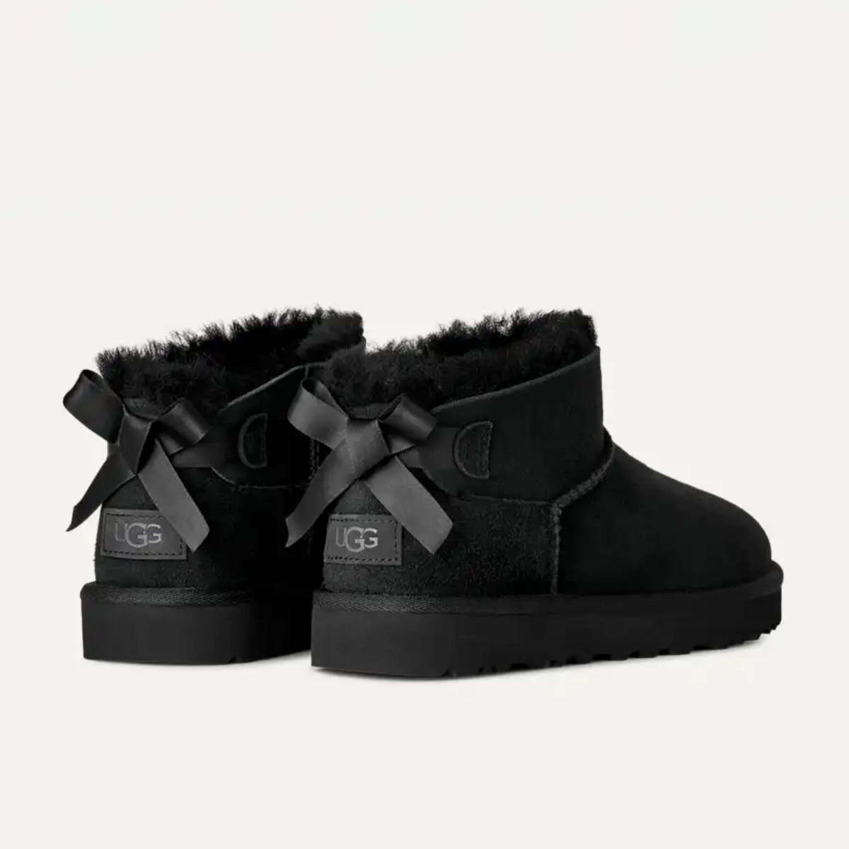 Γυναικεία Ultra Mini Bailey Bow Μποτάκια Μαύρα UGG 1185491-BLK