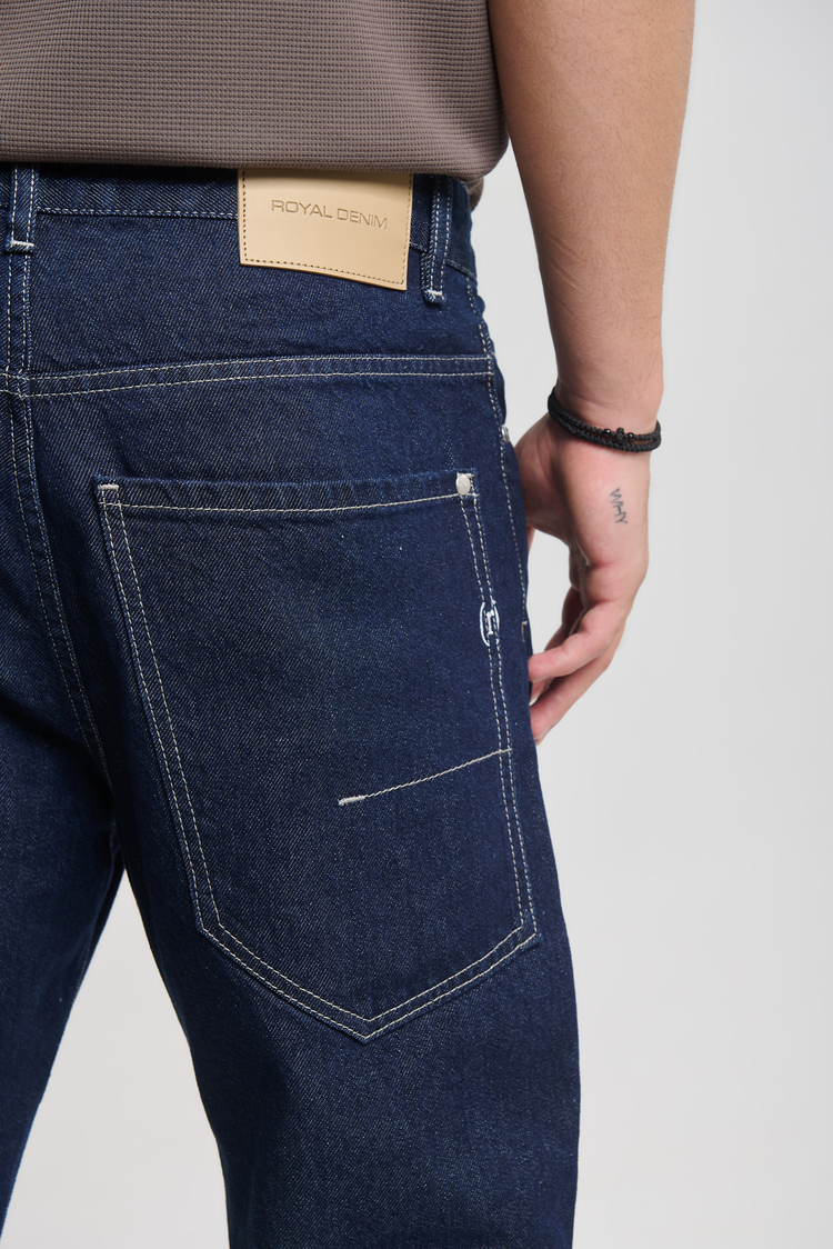 Ανδρικό Τζιν Navy Μπλε Royal Denim PALERMO2371-BLUE