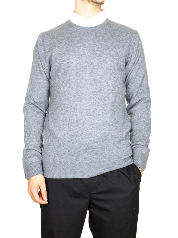 Ανδρική Πλεκτή Μπλούζα Γκρι Malagrida 25317-GREY