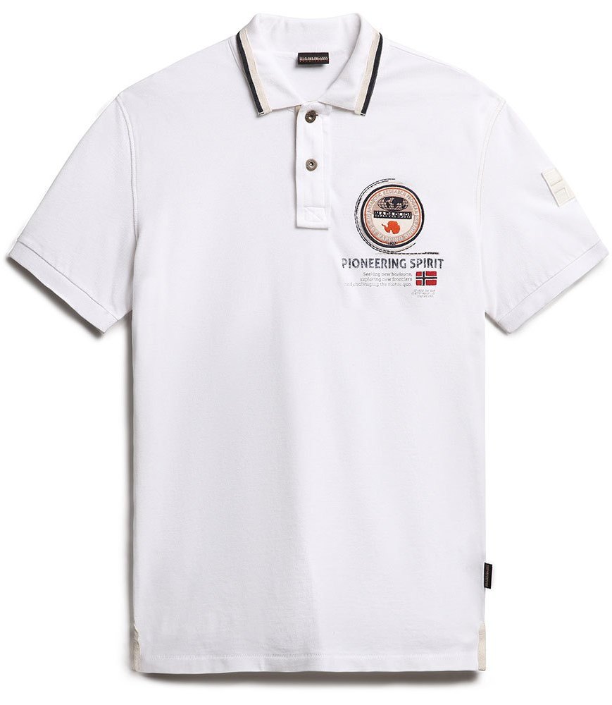 Ανδρικό Polo Gandy Λευκό Napapijri NP0A4G2J-0021