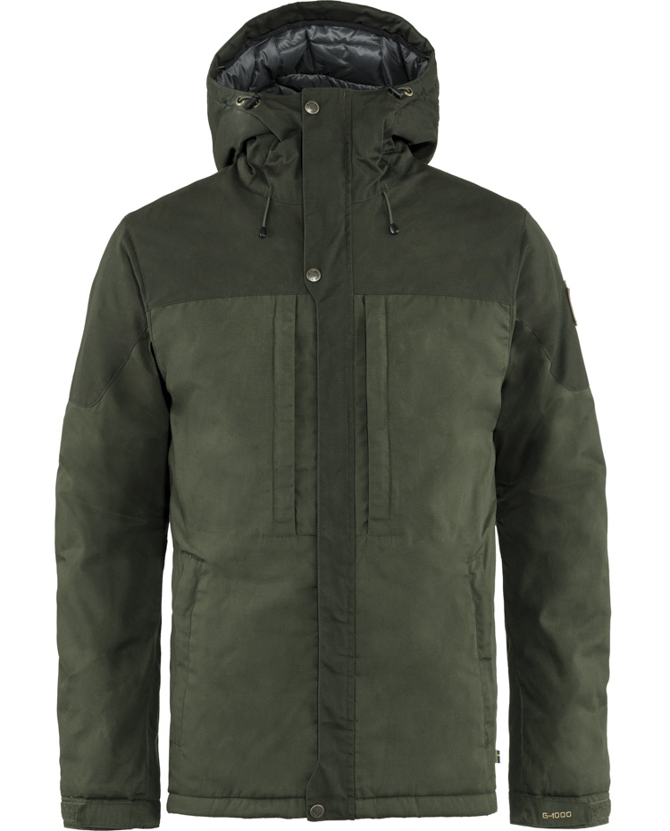Ανδρικό Skogso Padded Μπουφάν Πράσινο Fjallraven 82279-662 Deep Forest
