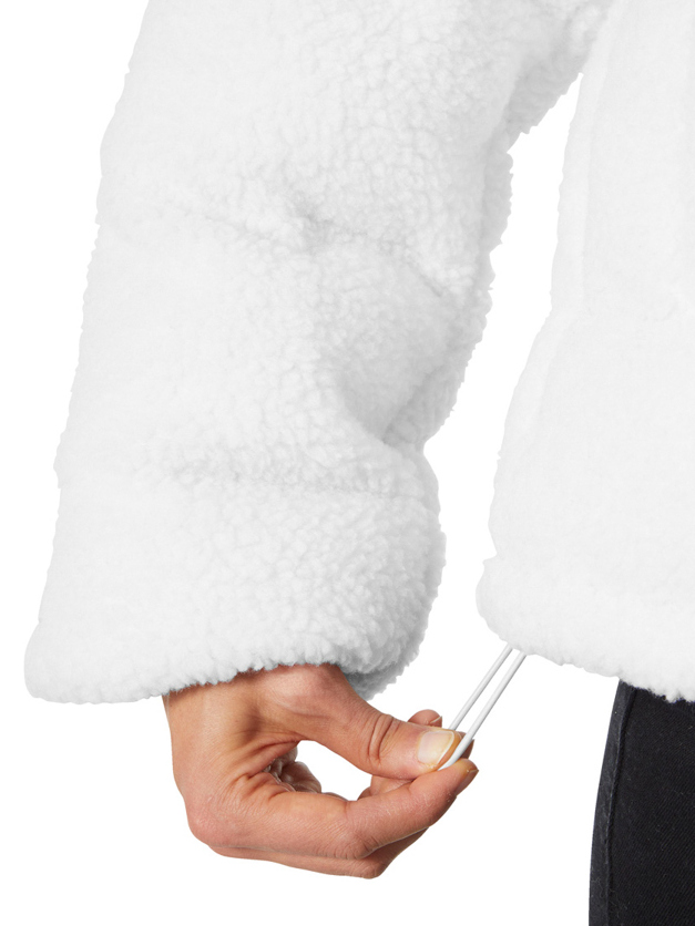 Women's White HEH W Yu Teddy Pile Jacket Helly Hansen 54065-823