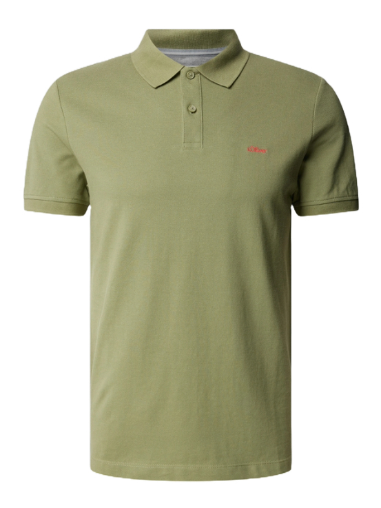 Ανδρικό Polo Λαδί S.Oliver 2141481-7390