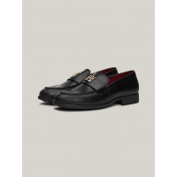 Women's Black TH Leather Classic Loafer Tommy Hilfiger FW0FW07961-BDS