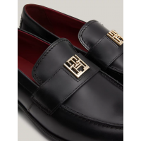 Women's Black TH Leather Classic Loafer Tommy Hilfiger FW0FW07961-BDS