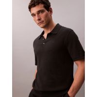 Men's Black Ss Supima Cotton Polo 14Gg Calvin Klein LV04LC326G-UB1