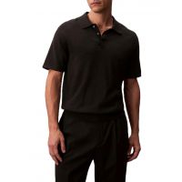 Men's Black Ss Supima Cotton Polo 14Gg Calvin Klein LV04LC326G-UB1