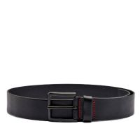 Men's Black Leather Gionio Sz40 Belt Hugo 50385358-001
