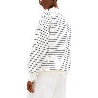 Women's Ivory Co Jersey Stictch Polo Ls Swt Tommy Hilfiger WW0WW45695-0FH