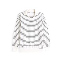 Women's Ivory Co Jersey Stictch Polo Ls Swt Tommy Hilfiger WW0WW45695-0FH