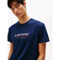 Ανδρικό T-shirt Navy Μπλε Tommy Jeans DM0DM21978-C1G