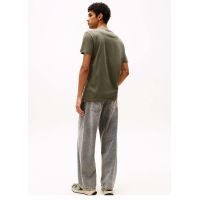 Ανδρικό T-shirt Χακί Tommy Jeans DM0DM21978-MRH