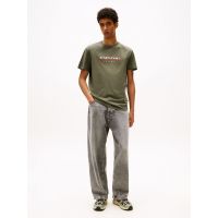 Ανδρικό T-shirt Χακί Tommy Jeans DM0DM21978-MRH