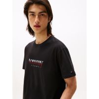 Ανδρικό T-shirt Μαύρο Tommy Jeans DM0DM21978-BDS
