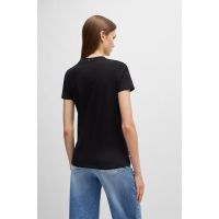 Γυναικείο C_Elogo 5 T-Shirt Μαύρο BOSS 50501139-001
