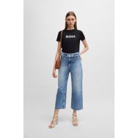 Γυναικείο C_Elogo 5 T-Shirt Μαύρο BOSS 50501139-001