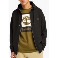 Men's Black Exeter River Brushback Full-Zip Hoodie Timberland TB0A2BNB-X65