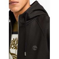 Men's Black Exeter River Brushback Full-Zip Hoodie Timberland TB0A2BNB-X65