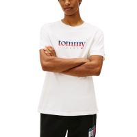 Ανδρικό T-shirt Λευκό Tommy Jeans DM0DM21978-YBL