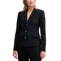 Women's Black Punto Tonal Crest Slim Blazer Tommy Hilfiger WW0WW46660-BDS