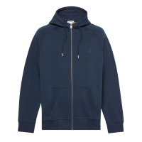 Men's Navy Blue Exeter River Brushback Full-Zip Hoodie Timberland TB0A2BNB-Z02