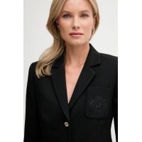 Women's Black Punto Tonal Crest Slim Blazer Tommy Hilfiger WW0WW46660-BDS