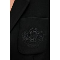 Women's Black Punto Tonal Crest Slim Blazer Tommy Hilfiger WW0WW46660-BDS