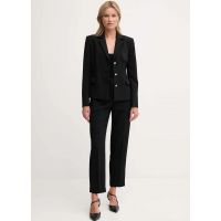 Women's Black Punto Tonal Crest Slim Blazer Tommy Hilfiger WW0WW46660-BDS