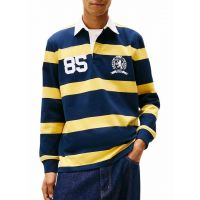 Ανδρικό Rugby Polo Ριγέ Κίτρινο Tommy Jeans DM0DM22074-ZFQ