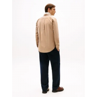 Men's Coastal Taupe Solid Corduroy Rf Shirt Tommy Hilfiger MW0MW40486-AFE