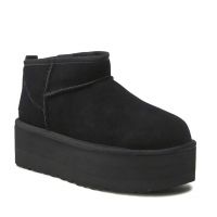Women's Black Classic Ultra Mini Platform Boots UGG 1135092-BLK