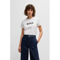 Γυναικείο C_Elogo 5 T-Shirt Λευκό BOSS 50501139-100