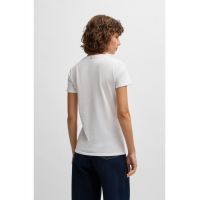 Γυναικείο C_Elogo 5 T-Shirt Λευκό BOSS 50501139-100