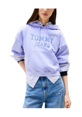 Γυναικείο Φούτερ Μωβ Tommy Jeans DW0DW21598-C5Z