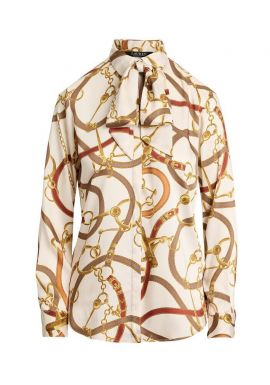 Γυναικείο Kristy Πουκάμισο Εκρού Ralph Lauren 200979807001-100