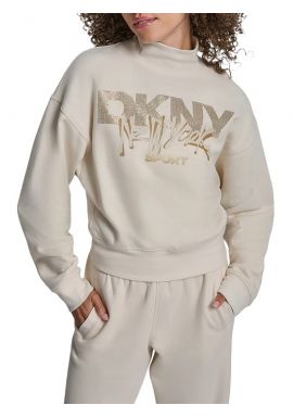 Γυναικείο Φούτερ Μπεζ DKNY DP5T1426-I1K