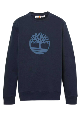 Men's Navy Blye Tree Logo Crew Neck Sweater Timberland TB0A2BJ8-433