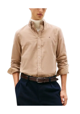 Ανδρικό Κοτλέ Πουκάμισο Μπεζ Tommy Hilfiger MW0MW40486-AFE