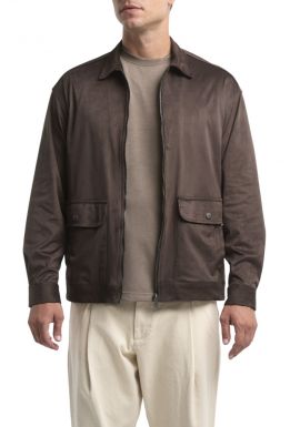 Men's Brown Jacket Royal Denim KITAMI5138-BROWN
