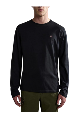 Ανδρικό Μακρυμάνικο Salis T-shirt Μαύρο Napapijri NP0A4HN7-0411