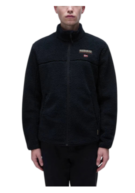 Men's Black T-Tynik Full Zip Jacket Napapijri NP0A4IA9-0411