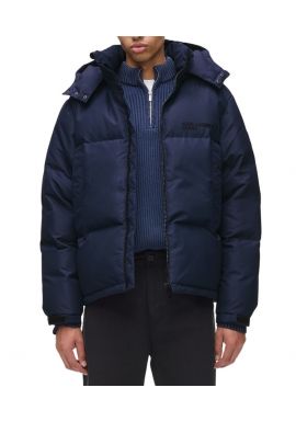 Men's Navy Blue KLJ Puffer Jacket Karl Lagerfeld Jeans A3M15033-310 BLACK IRIS