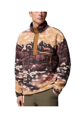 Ανδρικό Helvetia II Printed Half Snap Fleece Καφέ Columbia 2098461-225